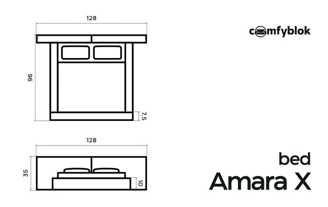 Amara X Luxury Bed Frame Belfast