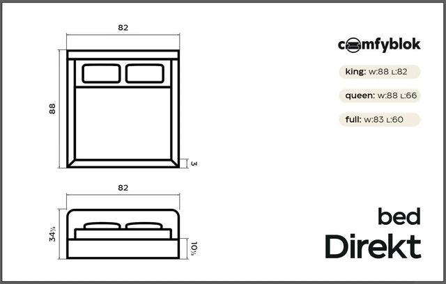 Direkt Modern Bed Frame