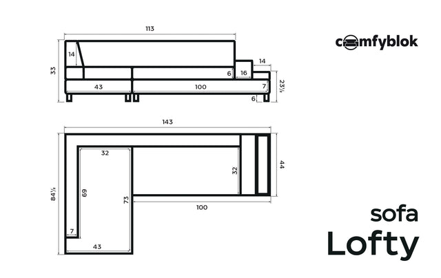 Lofty Comfort Sofa