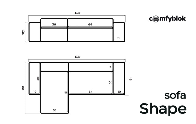 Shape Comfort Sofa